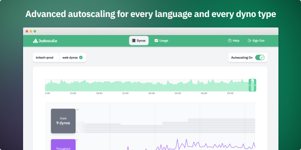 Advanced autoscaling for every language and every dyno type