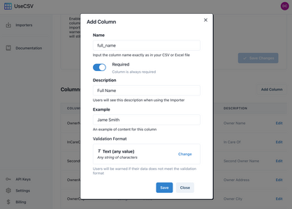 Configure your data model