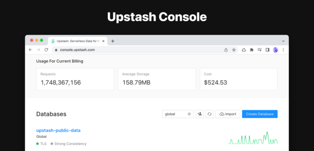 Upstash Console