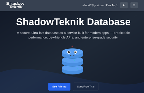 ShadowTeknik Database homepage