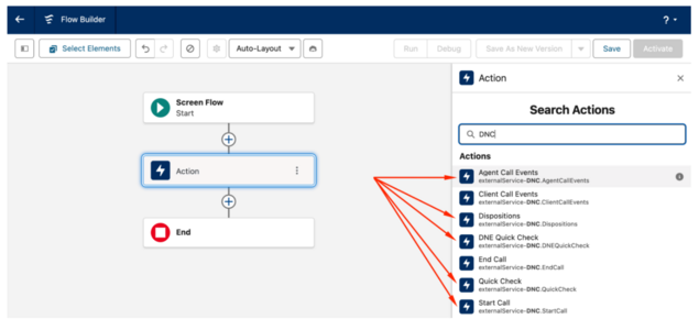 AppLink endpoints appear automatically, ready to use in Flows.