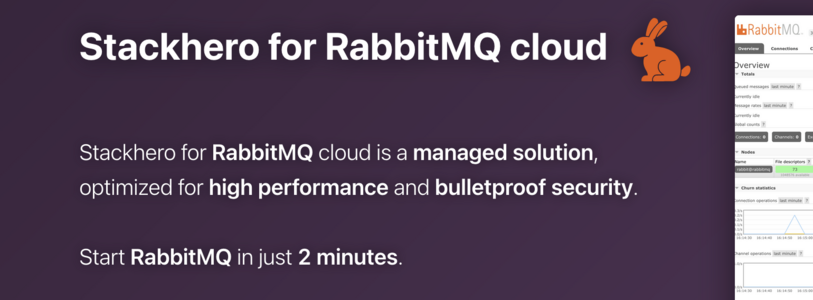 RabbitMQ cloud at https://www.stackhero.io/en-US/services/RabbitMQ/benefits