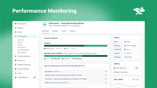 Fine-tune your apps performance with high-impact metrics.
