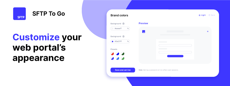 Customize your web portal’s appearance 
