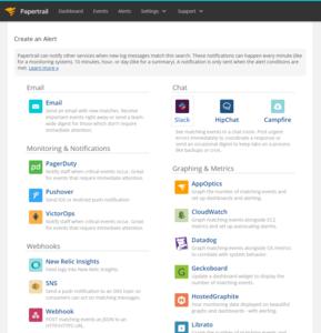 papertrail alerts