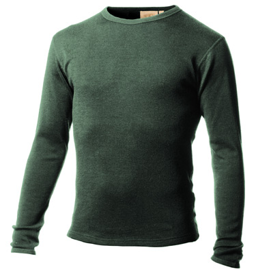 Men's 100% Merino Wool Mid Weight Crew Neck