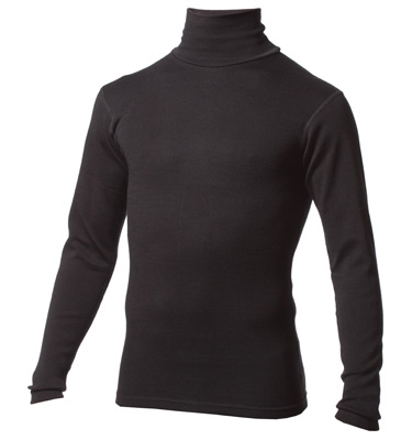 Men's 100% Wool Mid Weight Turtleneck