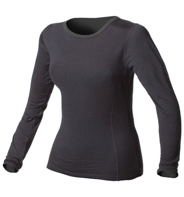 Women's 100% Merino Wool Mid Weight Crew Neck