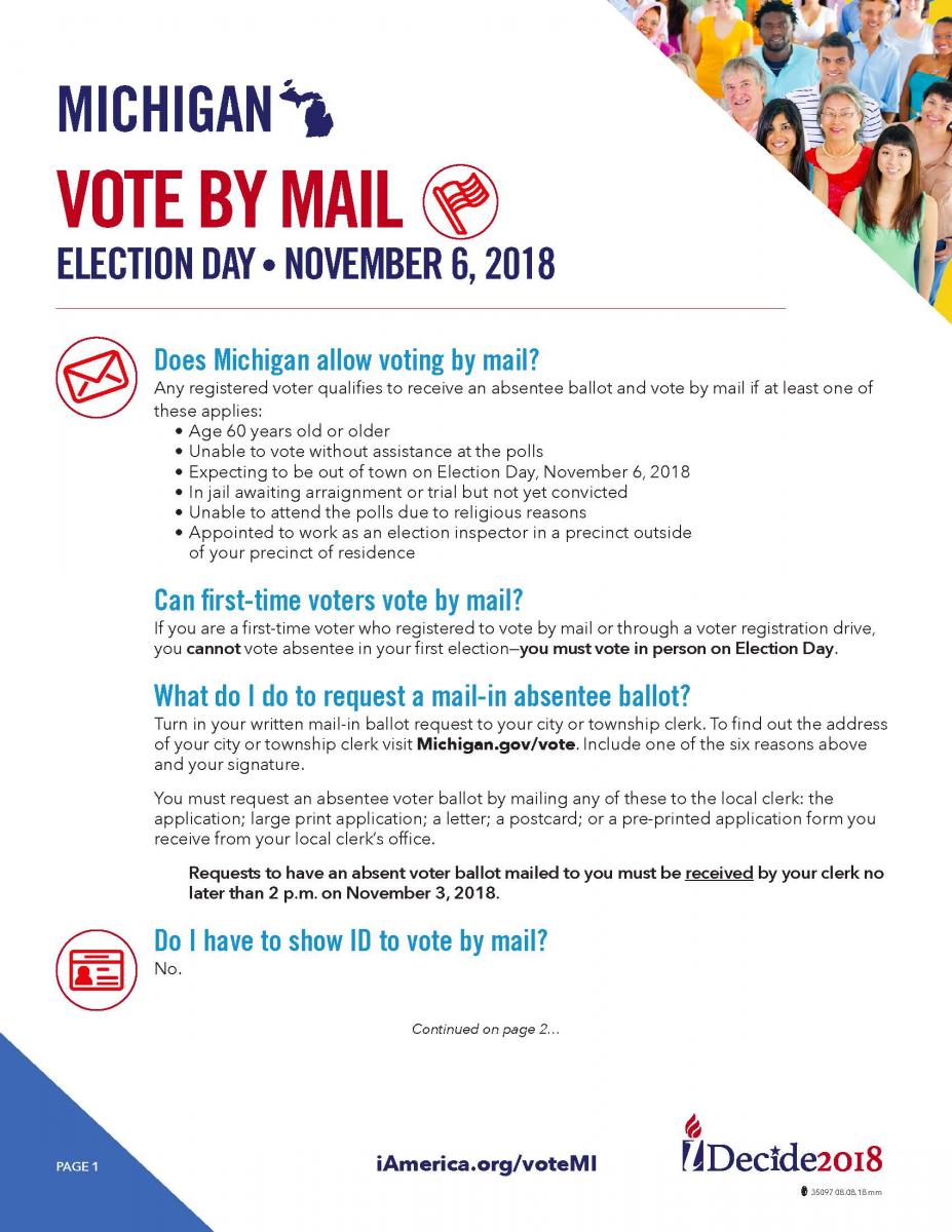 Voting in Michigan iAmerica