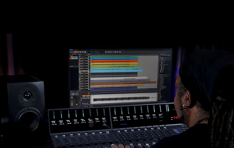 Supports Universal Mackie Control and HUI protocols for seamless integration with compatible music production software