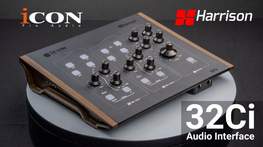 Discover the 32Ci Audio Interface: a collaboration between Icon Pro Audio & Harrison Consoles. Console-grade mic pres, 32c filters, ADAT expansion, bundled plugins, and legendary analog warmth for your studio.