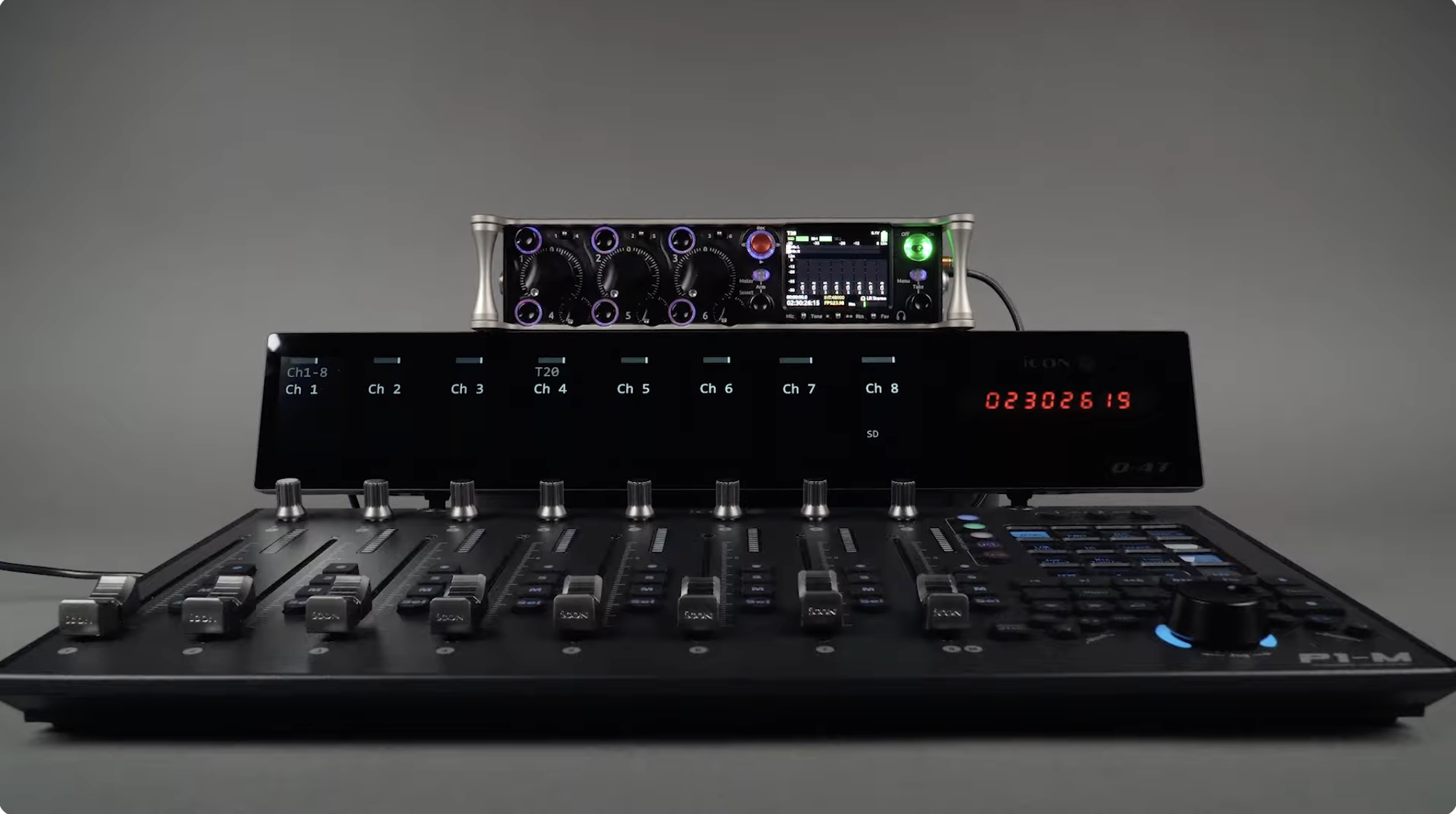 The iCON Pro Audio P1-M with Sound Devices 833. Image by Edwin Guerra