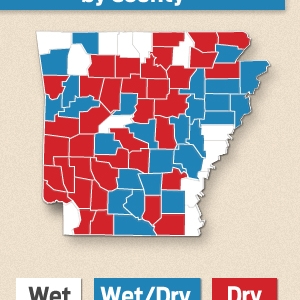 Arkansas Dry County Map Tagged: Liquor Laws | Arkansas Business News | Arkansasbusiness.com