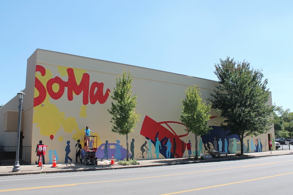 SoMa Mural Reflects Neighborhood's New Life Little Rock Soiree Magazine
