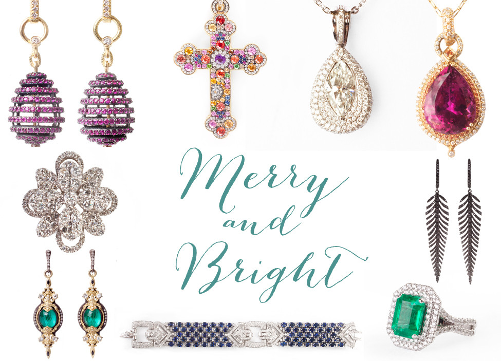 merry and bright earring set