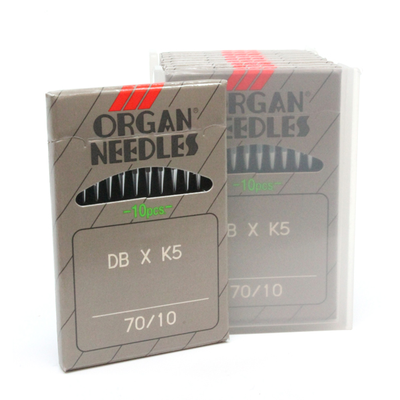Organ Needle DBX K5 Sharp 70/10 Round Shank 100 Needles Per Box