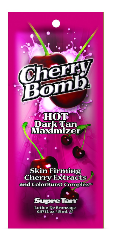 Supre Tan Cherry Bomb Pkt - Case Count - 10 | Best Indoor Tanning
