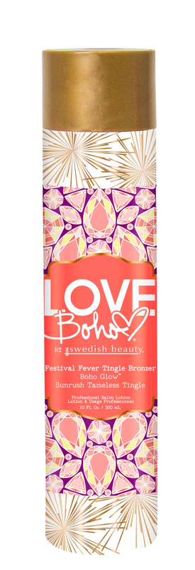 Swedish Beauty Love Boho Festival Fever Tingle Bronzer 10oz - Case