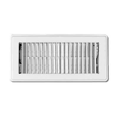 2x12 White Heavy Duty Floor Register Opening Size 2x12