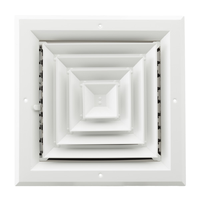 5204dw Four Way Ceiling Diffuser Jedco Supply