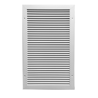Türluftgitter 400x130 Mm Weiß – Aus UV-beständigem ASA-Kunststoff, Für Innenräume, Mit Schrauben