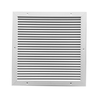 Air Vent Grille - with Fly Screen/Modern - Flat Louvre - Duct Air Vent Grille - with Fly Screen/Modern - Flat Louvre - Duct
