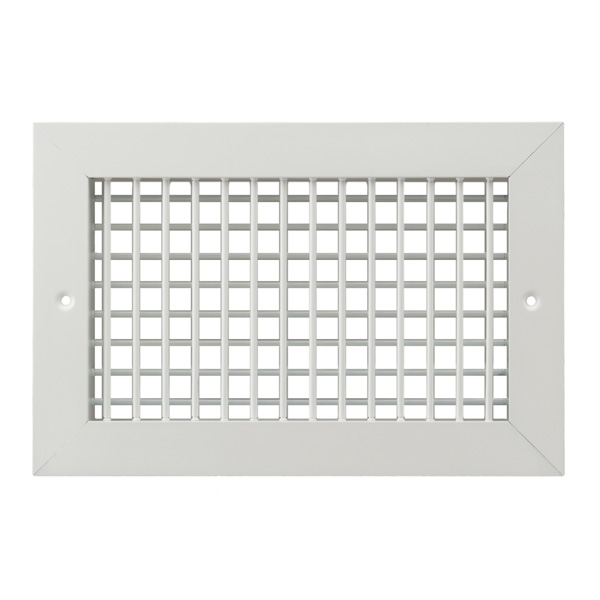 V4004w White Double Deflection Register