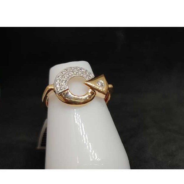 18K Ladies Rose Gold Fancy Ring