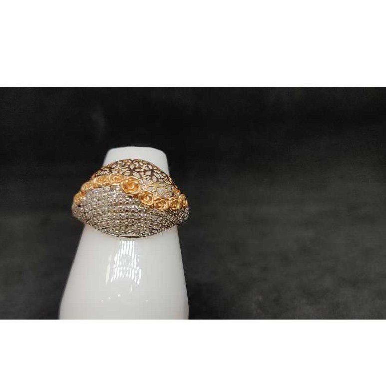 18k ladies rose gold ring