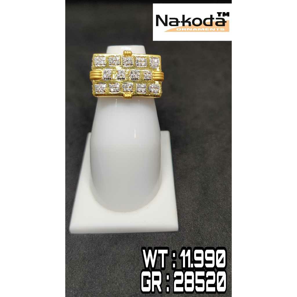 916 Men's fancy gold ring