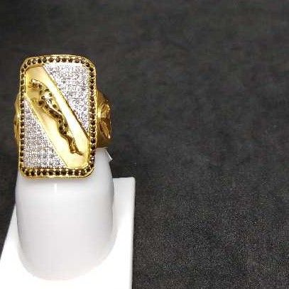 916 men's fancy gold ring