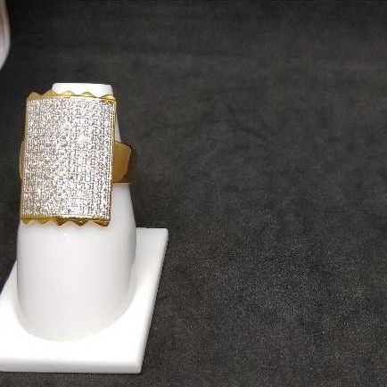 916 men's fancy gold ring