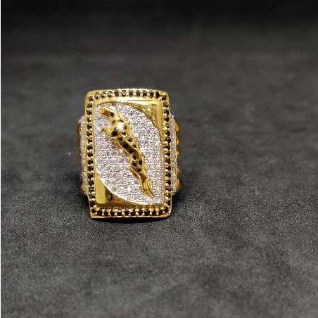 916 men's fancy gold ring