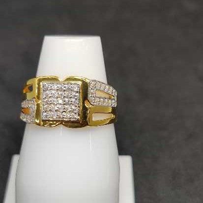 916 Men's Multi stone gold ring