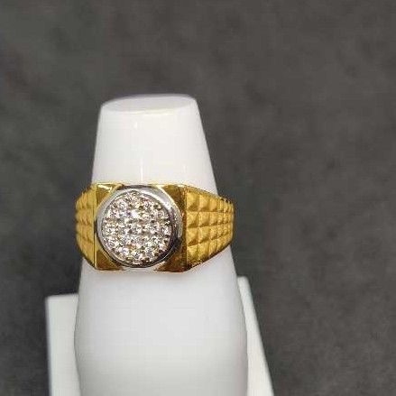 916 Men's fancy gold ring