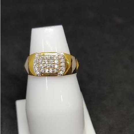 916 Men's fancy gold ring