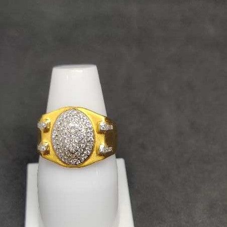 916 men's fancy gold ring