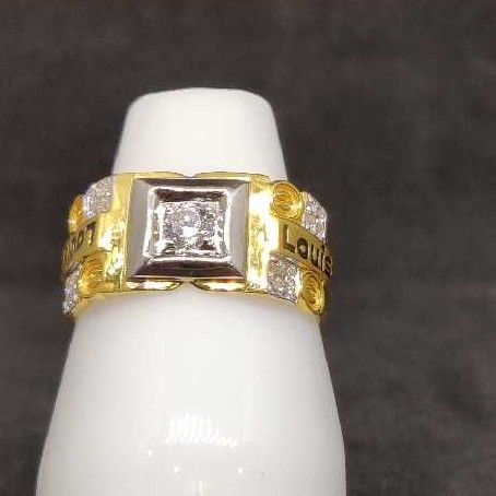 916 men's fancy gold ring