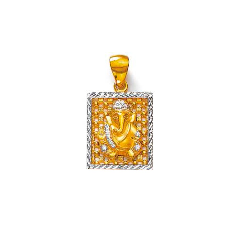 22KT Gold Ganesha Pendant NP-106