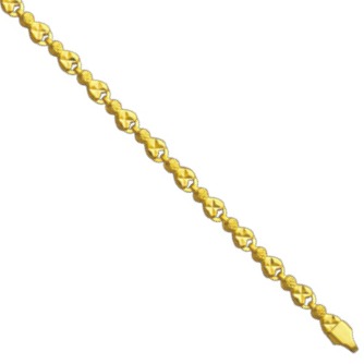 22K / 916 Coimbatore Hand-Crafted Gold Modern Chain