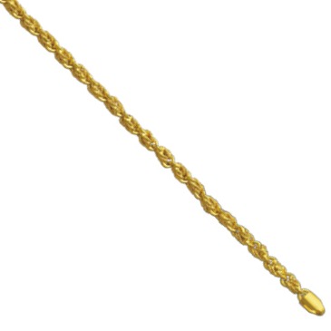 22KT Yellow Gold Bombay hand-Crafted Chain