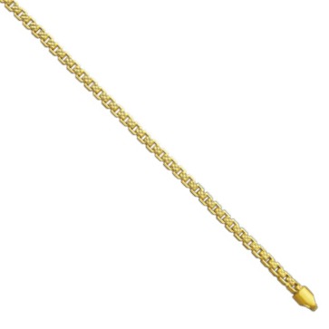 22KT/916 Yellow Gold Machine Cut Fancy Chain