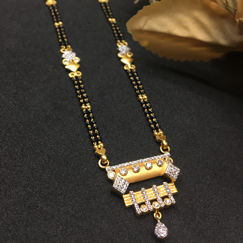 22kt Cz Mangalsutra Dokiya