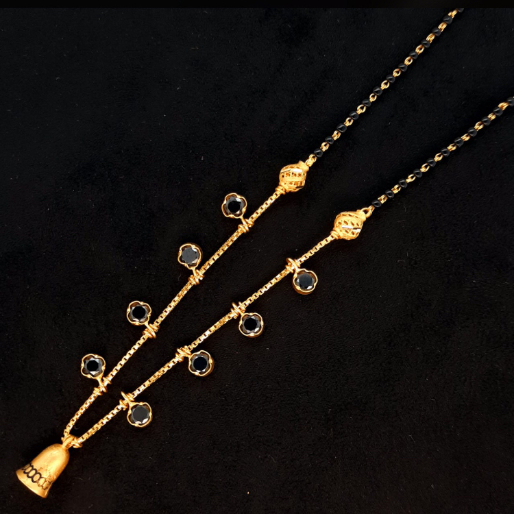 916 single line chain mangalsutra dokiya