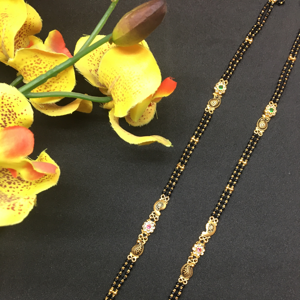 22kt fancy  villandi mangalsutra ser