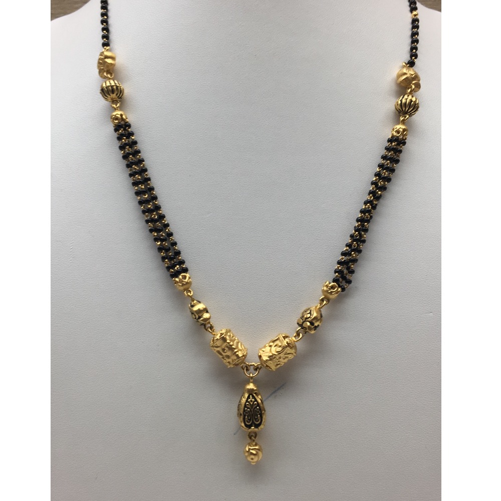 22kt antique mangalsutra dokiya