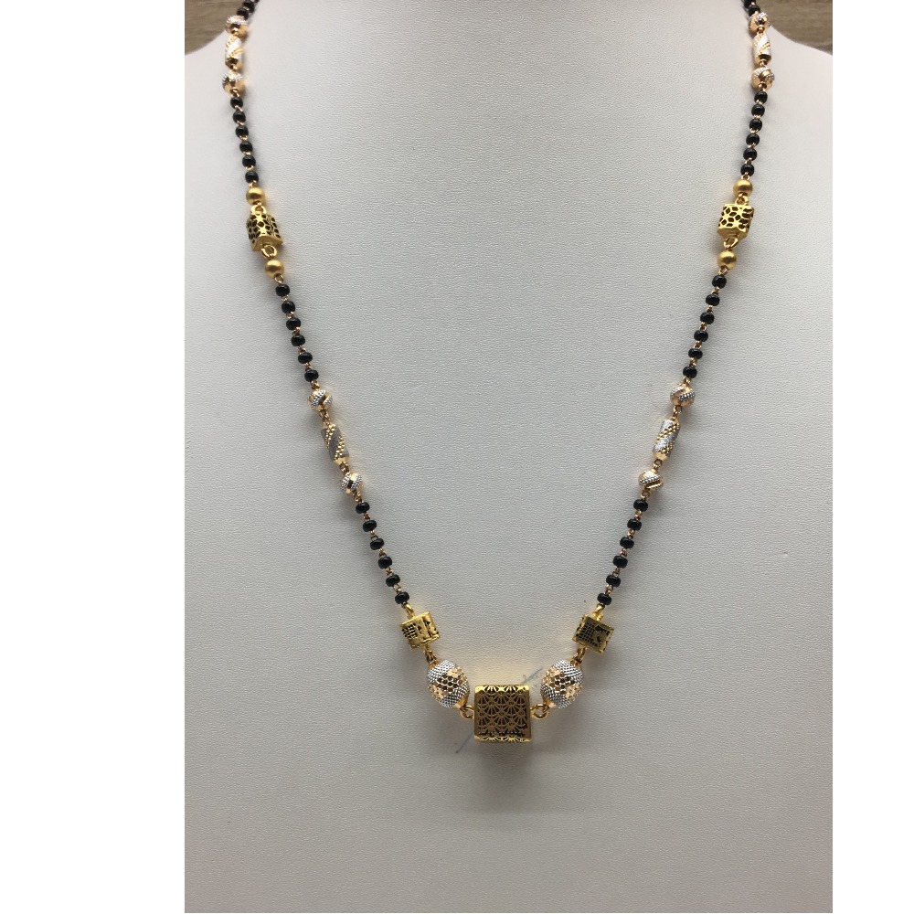 22kt antique singal line  mangalsutra dokiya