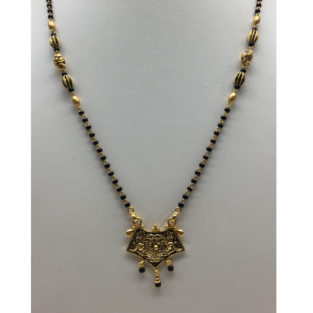 22kt  antique single line mangalsutra