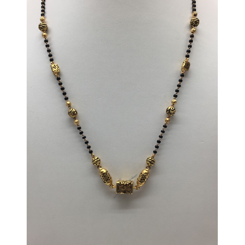 22kt antique mangalsutra dokiya