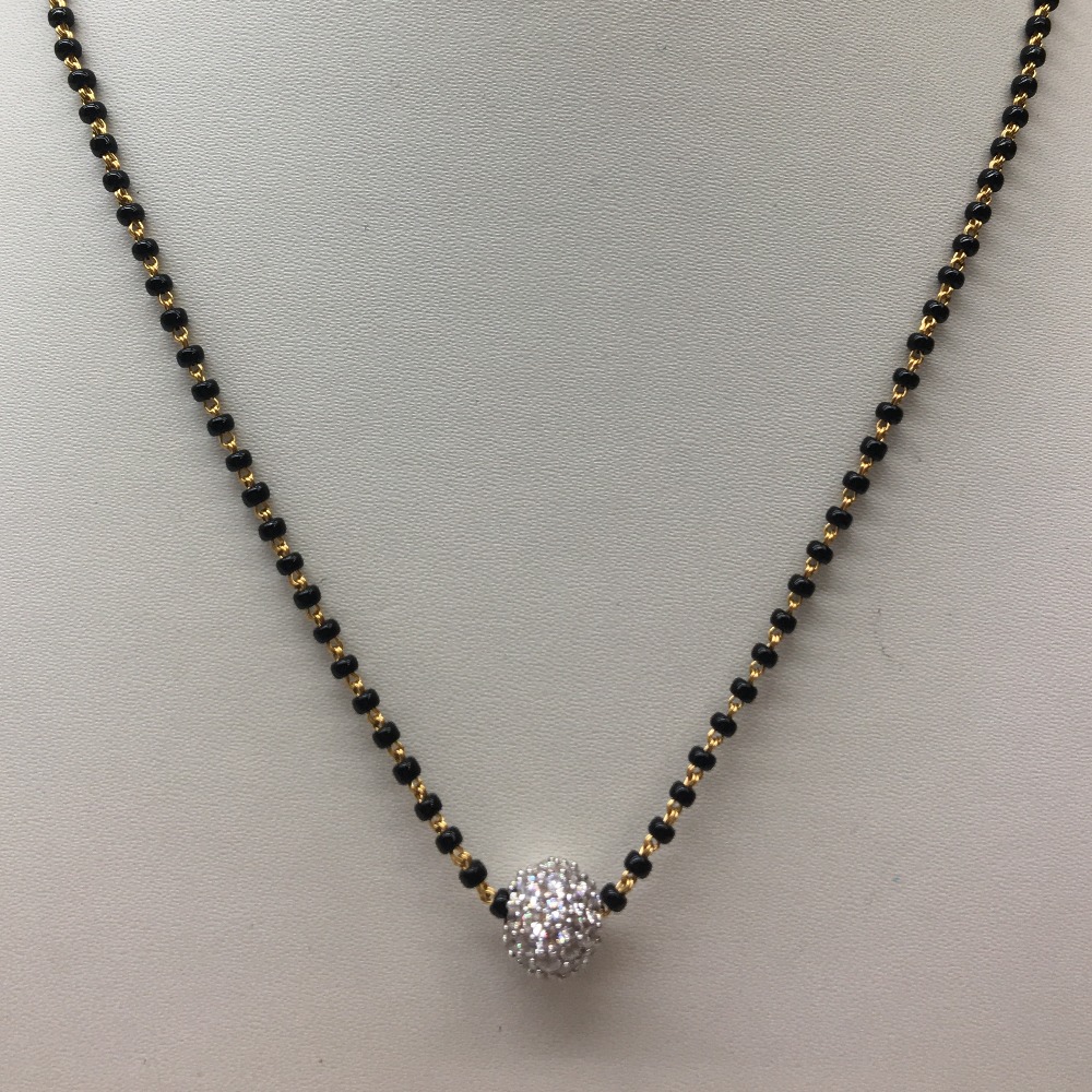 22ct singal line mangalsutra dokiya